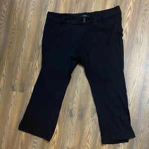 Torrid Black Cropped Trousers